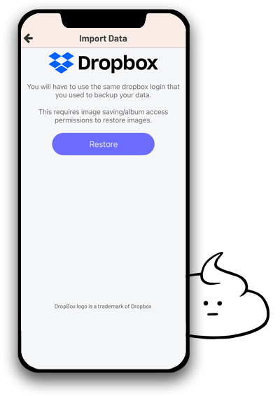Never lose your data